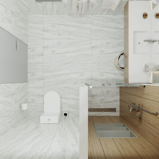 Душевая дверь в нишу ТРИТОН Дабл 90