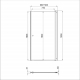 Душевая дверь в нишу ТРИТОН Уно 90