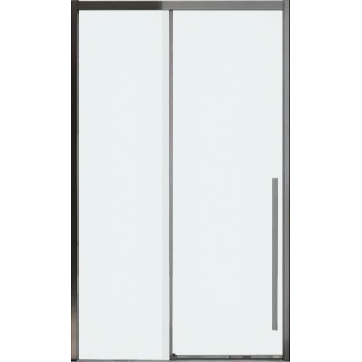 Душевая дверь в нишу VECONI Premium Trento PTD-30GR 150x200 стекло прозрачное, профиль графит