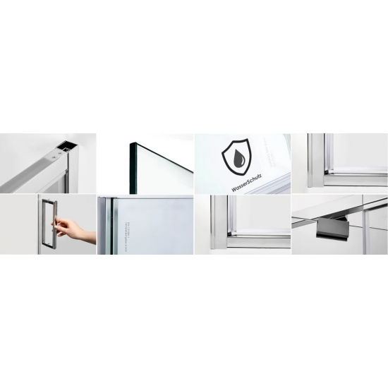 Душевая дверь в нишу WASSERKRAFT Berkel 48P27 80x200