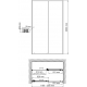 Душевая дверь в нишу WASSERKRAFT Dill 61S05 120x200