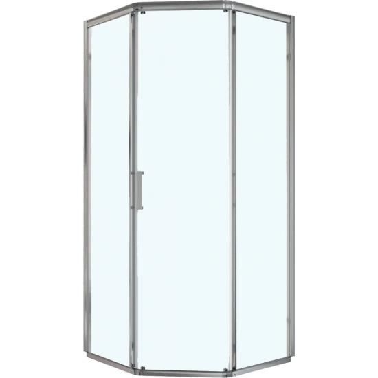 Душевая кабина AQUANET Passion P 2.0 90x90, профиль хром, стекло прозрачное