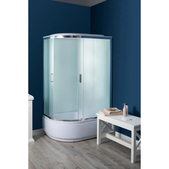 Душевая кабина AQUANET SС-1200Q-R 120x80x215 рифлёное стекло