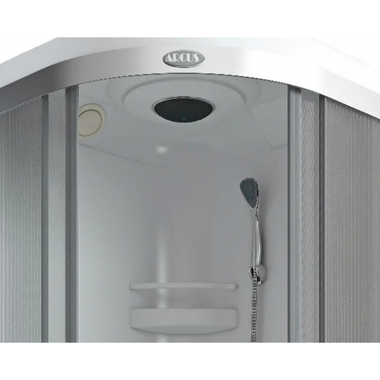 Душевая кабина АRCUS AS-103 90x90x215 с высоким поддоном, с сиденьем