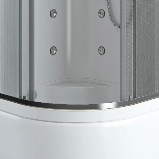 Душевая кабина АRCUS AS-103 90x90x215 с высоким поддоном, с сиденьем
