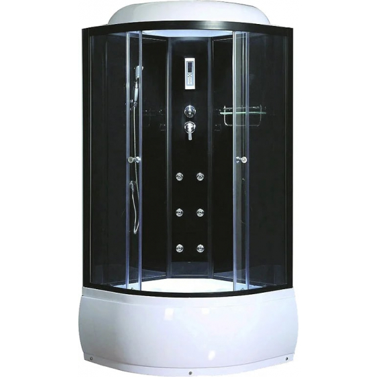 Душевая кабина АRCUS AS-104 90x90x215 с высоким поддоном, с сиденьем