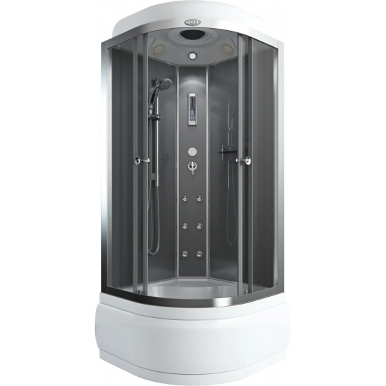 Душевая кабина АRCUS AS-105 90x90x215 с высоким поддоном, с сиденьем