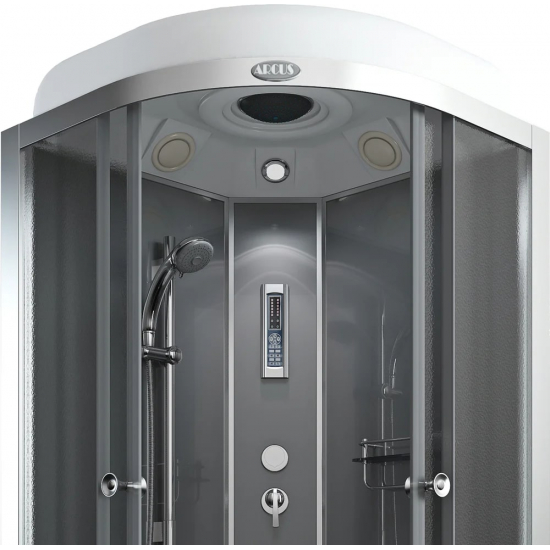 Душевая кабина АRCUS AS-105 90x90x215 с высоким поддоном, с сиденьем