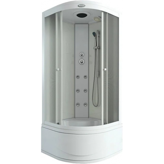 Душевая кабина АRCUS AS-108 80x80x215 с высоким поддоном, с сиденьем