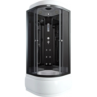 Душевая кабина АRCUS AS-110 100x100x215 с высоким поддоном, с сиденьем