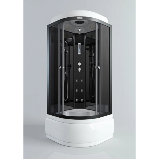 Душевая кабина АRCUS AS-110 100x100x215 с высоким поддоном, с сиденьем