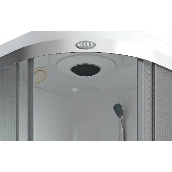 Душевая кабина АRCUS AS-113 100x100x215 с высоким поддоном, с сиденьем