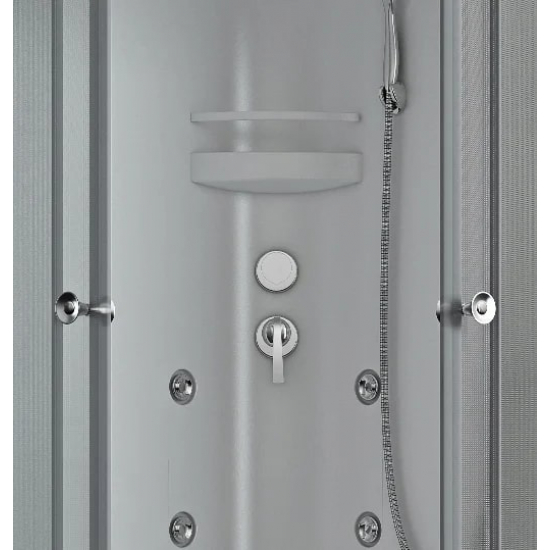 Душевая кабина АRCUS AS-113 100x100x215 с высоким поддоном, с сиденьем