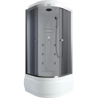 Душевая кабина АRCUS AS-113G 100x100x215 с высоким поддоном, с сиденьем