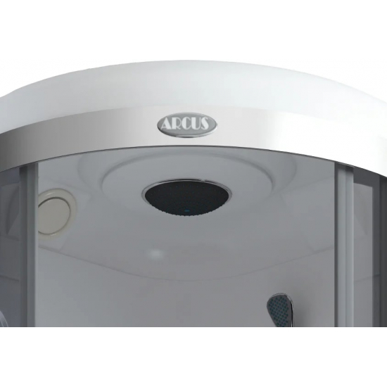 Душевая кабина АRCUS AS-113G 100x100x215 с высоким поддоном, с сиденьем