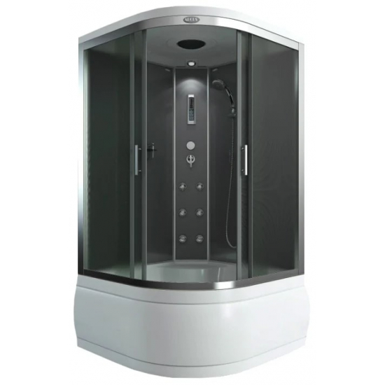 Душевая кабина АRCUS AS-114 120x120x215 с высоким поддоном, с сиденьем