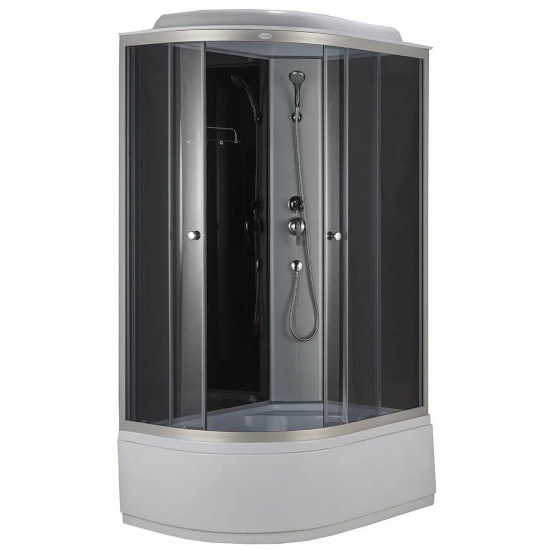 Душевая кабина ARCUS Style ES-309GWP R 120x85x215 с высоким поддоном, с сиденьем