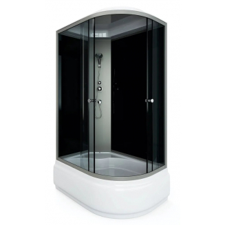 Душевая кабина ARCUS Style S-09G L 120x80x215 с высоким поддоном, с сиденьем