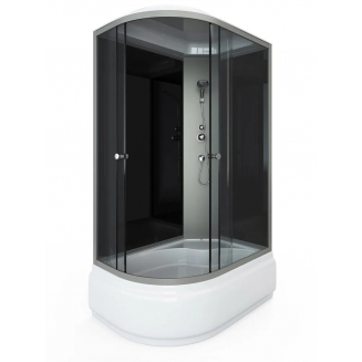 Душевая кабина ARCUS Style S-09G R 120x80x215 с высоким поддоном, с сиденьем