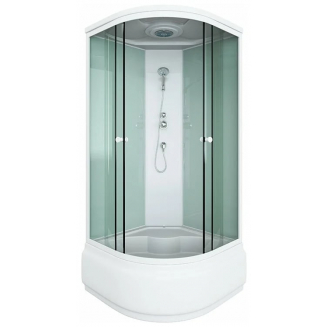 Душевая кабина ARCUS Style S-40 80x80x215 с высоким поддоном, с сиденьем