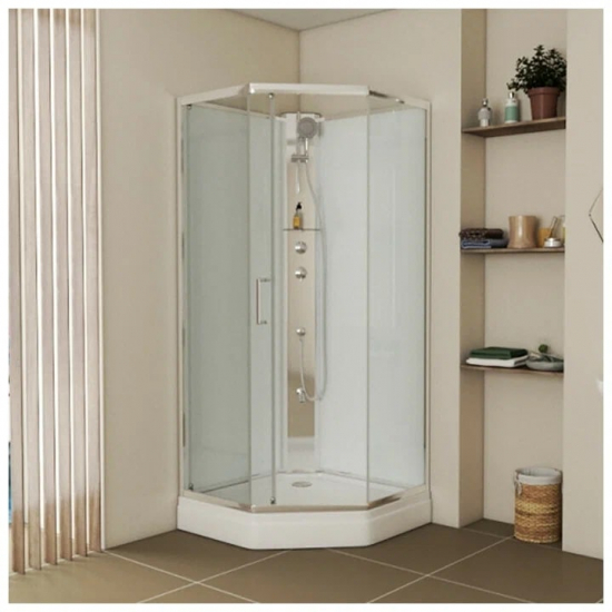 Душевая кабина BRAVAT WATERFALL 90x90x214