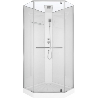 Душевая кабина Cerutti Spa Chika 901T профиль хром