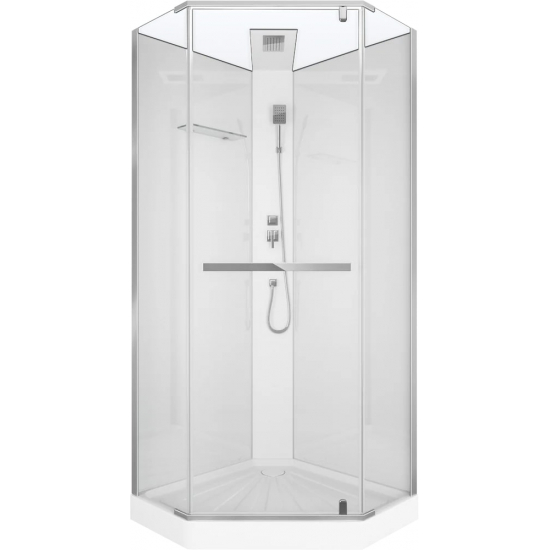 Душевая кабина Cerutti Spa Chika 901T профиль хром