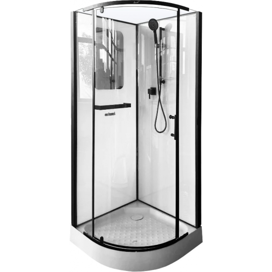 Душевая кабина Cerutti Spa Korra 90B профиль черный