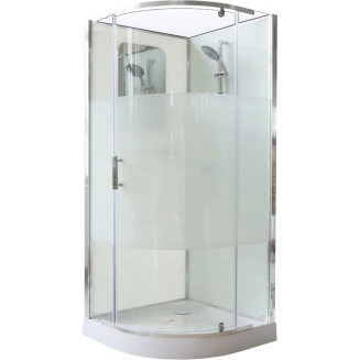 Душевая кабина Cerutti Spa Korra 90T профиль хром
