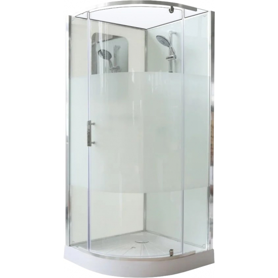 Душевая кабина Cerutti Spa Korra 90T профиль хром