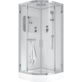 Душевая кабина Cerutti Spa Viva 101 100x100, профиль хром