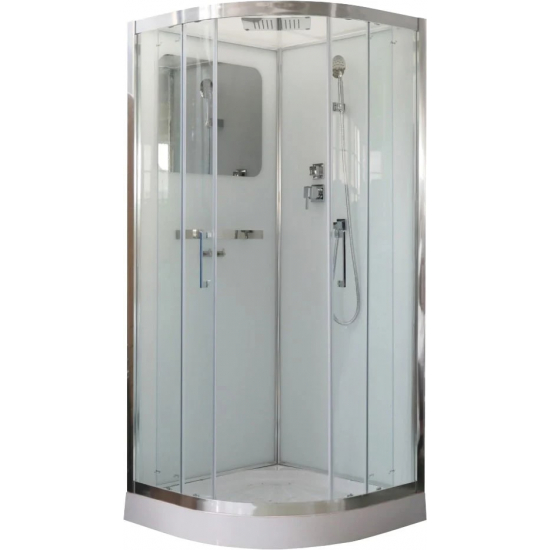 Душевая кабина Cerutti Spa Viva 101 100x100, профиль хром