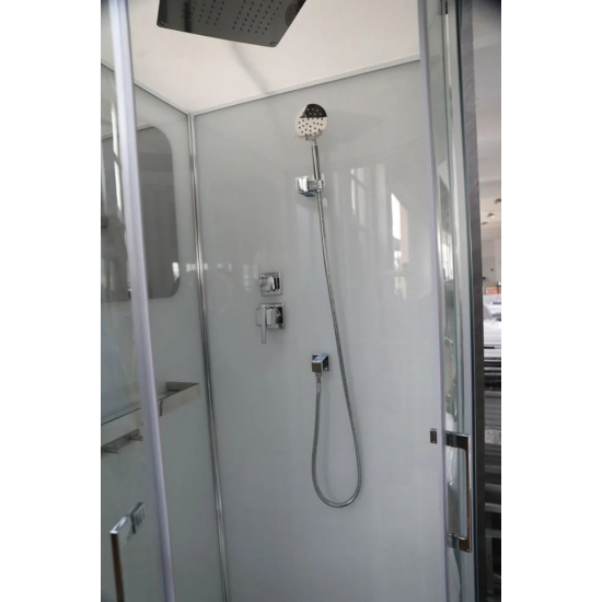 Душевая кабина Cerutti Spa Viva 101 100x100, профиль хром