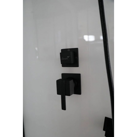 Душевая кабина Cerutti Spa Viva 101B 100x100, профиль черный