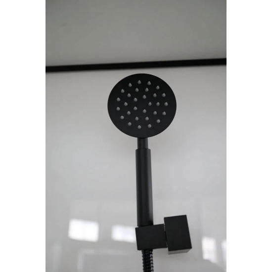 Душевая кабина Cerutti Spa Viva 91B 90x90, профиль чёрный