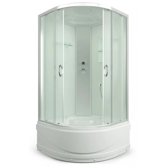 Душевая кабина ERLIT Comfort ER3508TP-C3-RUS 80x80x215 с высоким поддоном, с сиденьем
