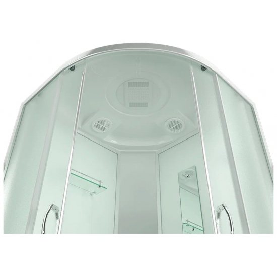 Душевая кабина ERLIT Comfort ER3508TP-C3-RUS 80x80x215 с высоким поддоном, с сиденьем