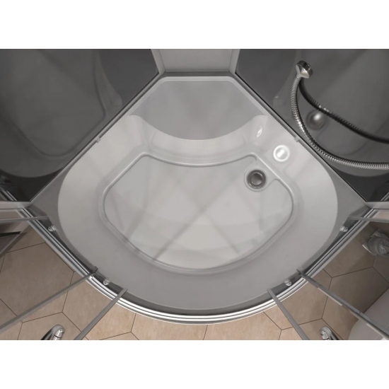 Душевая кабина ERLIT Comfort ER3508TP-C4-RUS 80x80x215 с высоким поддоном, с сиденьем