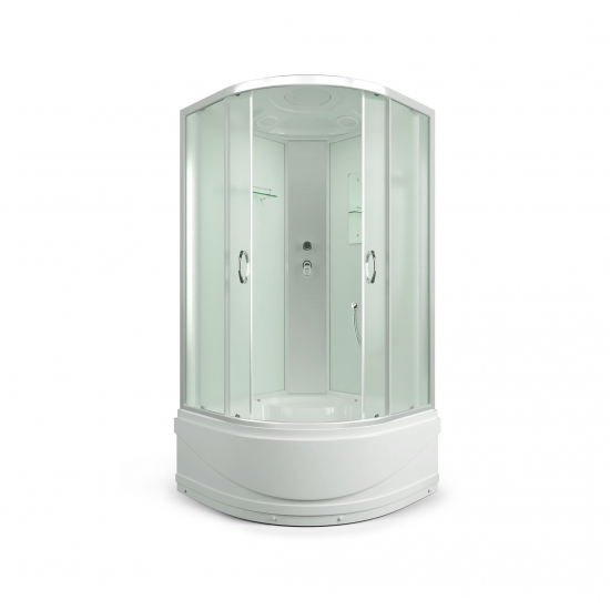 Душевая кабина ERLIT Comfort ER3509TP-C3-RUS 90x90x215 с высоким поддоном, с сиденьем