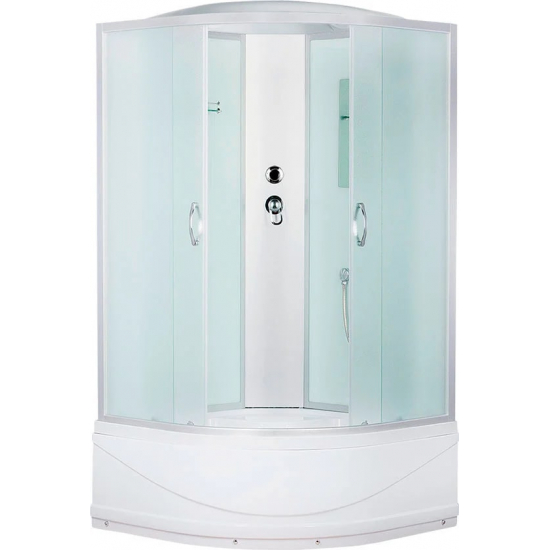 Душевая кабина ERLIT Comfort ER3509TP-C3-RUS 90x90x215 с высоким поддоном, с сиденьем