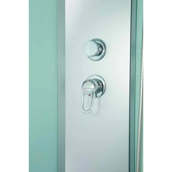 Душевая кабина ERLIT Comfort ER3509TP-C3-RUS 90x90x215 с высоким поддоном, с сиденьем