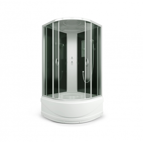 Душевая кабина ERLIT Comfort ER3509TP-C4-RUS 90x90x215 с высоким поддоном, с сиденьем