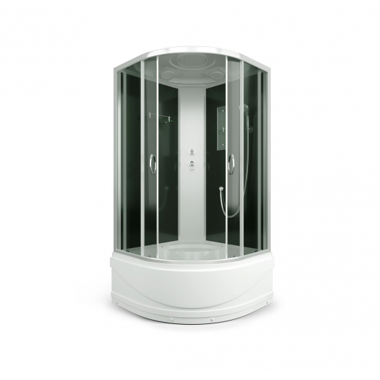 Душевая кабина ERLIT Comfort ER3510TP-C4-RUS 100x100x215 с высоким поддоном, с сиденьем