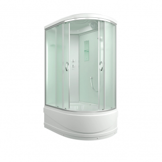 Душевая кабина ERLIT Comfort ER3512TPL-C3-RUS 120x80x215 с высоким поддоном, с сиденьем