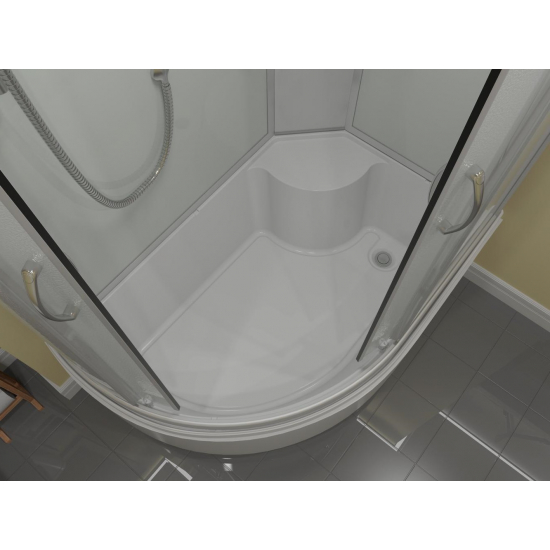 Душевая кабина ERLIT Comfort ER3512TPR-C3-RUS 120x80x215 с высоким поддоном, с сиденьем
