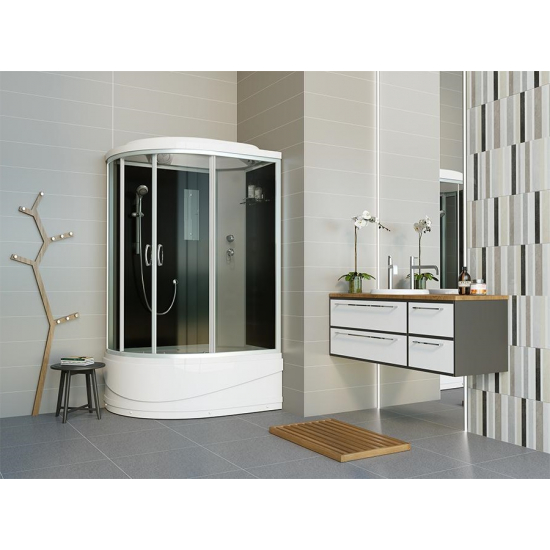 Душевая кабина ERLIT Comfort ER3512TPR-C4-RUS 120x80x215 с высоким поддоном, с сиденьем