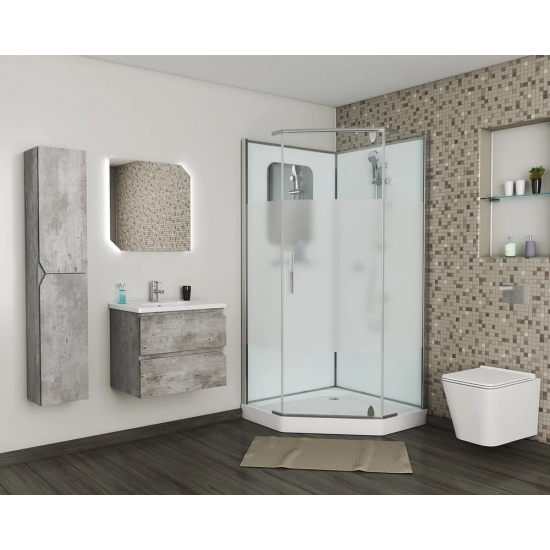 Душевая кабина GROSSMAN GR-170D 100x100x205 без крыши