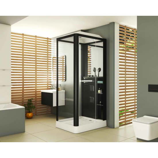 Душевая кабина GROSSMAN GR-222 100x80x225 чёрная