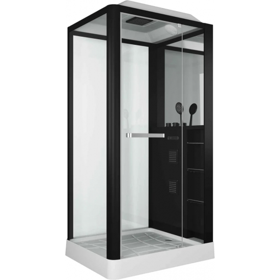 Душевая кабина GROSSMAN GR-223 110x90x225 чёрная