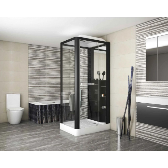 Душевая кабина GROSSMAN GR-223 110x90x225 чёрная